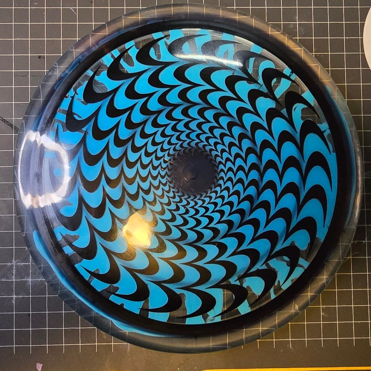 Disc Dye Stencil - Spiral