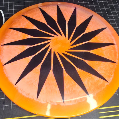 Disc Dye Stencil - Ninja Flower
