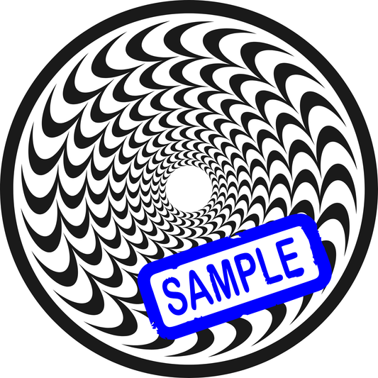 Disc Dye Stencil - Spiral