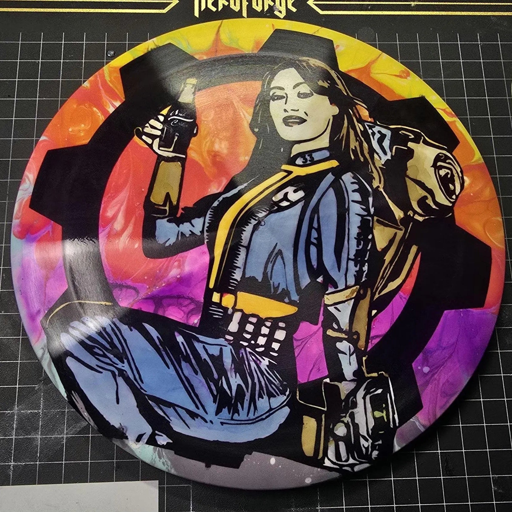 LUCY FALLOUT DISC golf discraft custom dye