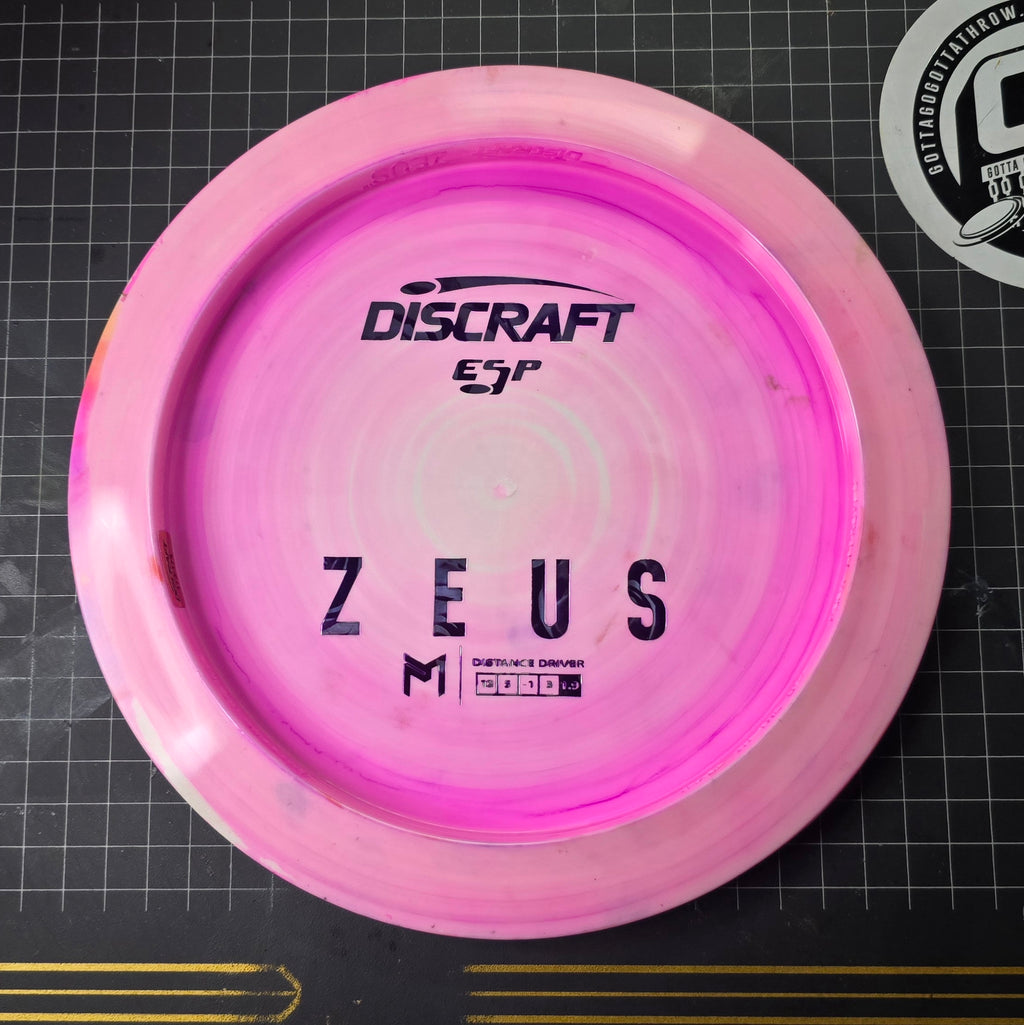 Discraft ESP Zeus Distance Driver – Dandadan Swirl Art featuring Momo Ayase, Okarun, Turbo Granny